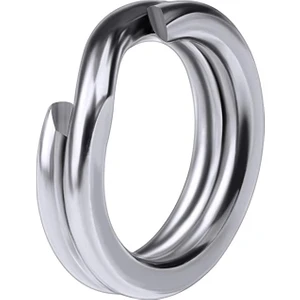 6 Mm,No:4-20 kg Çeker, 40 Adet Paslanmaz Çelik Nikel Kaplamalı Split Ring-Halka