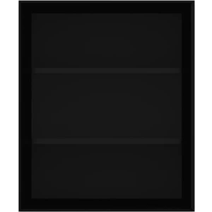 Mutfak Modül Üst 1DK2R 60CM Dolap Byz Aliminyum Füme Cam