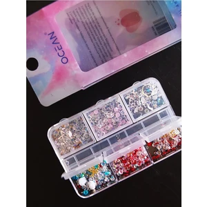 Tırnak Süsleme ve Makyaj Taşı, Kolay Uygulanabilir, Nail Art Tırnak Süsleme ve Makyaj Taş Set