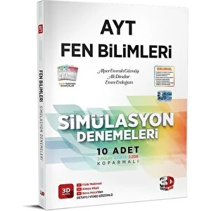 3D Yayınları 2023 AYT Simülasyon Fen Bilimleri Denemeleri