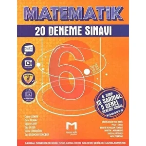 Mozaik Yayınları 6. Sınıf Matematik 20 Deneme