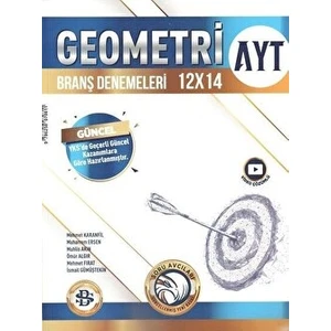 Bilgi Sarmal Yayınları TYT - AYT Geometri 12 x 14 Branş Denemeleri Tek Kitap