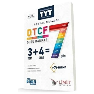 Limit Yayınları TYT Dtcf 7 Gün Sosyal Bilimler Soru Bankası