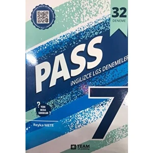 Team Elt Publishing 7. Sınıf Pass Ingilizce LGS Denemeleri