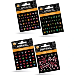 4'lü Tırnak Sticker Seti-1