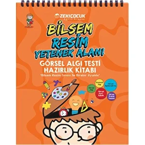 Bilsem Resim Yetenek Alanı Görsel Algı Testi Hazırlık Kitabı