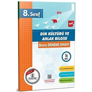 Özdebir Yayınları 8. Sınıf Din Kültürü ve Ahlak Bilgisi Branş Deneme Sınavı
