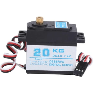1/8 1/10 Model Otomobil Için 20KG Su Geçirmez Tam Metal Yüksek Servo (Yurt Dışından)
