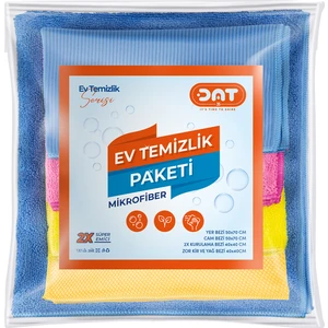 Mikrofiber Ev Temizlik Paketi Ev Taşınma Yer Bezi Cam Bezi Kurulama Bezi Zor Kir ve Yağ Bezi Seti