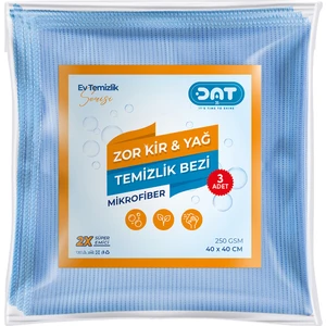 Sihirli Mikrofiber 40X40 cm Zor Kir Yağ Temizleme Ankastre Ocak Davlumbaz Temizlik Bezi 3 Adet