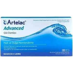 Bausch + Lomb Bausch&Artelac Advanced Damla 0,5 ml x 30 Adet