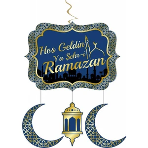 Hayaller Dükkanı Süs Sarkıt Hoşgeldin Ya Şeh-I Ramazan Varaklı