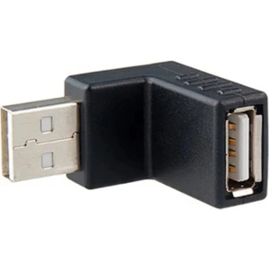 USB 2.0 Erkek Dişi Çevirici Uzatma - 90 Derece Sağ Açılı