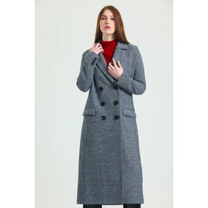 Astarlı Desenli Uzun Kaban | KBN34176