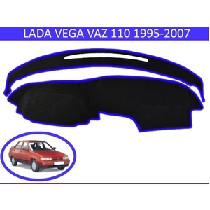 Lee Willson 1975-2003 Modellerine Uygun Lada Vega Torpido Koruma Halısı Siyah Kenar Renk Mavi