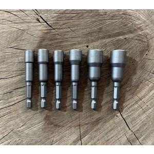 Lokma Uç Bits Uç Vida Sıkma Somun Tutucu 6 Parça 6-13 mm