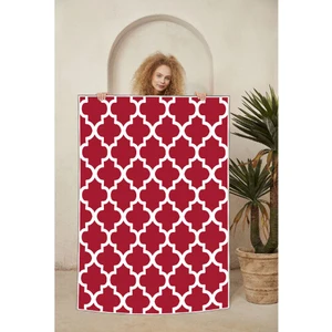 Dekoratif Özel Tasarım Şönil Dokuma Taban Yumuşak Dokulu Halı Renkli 80 x 150 cm