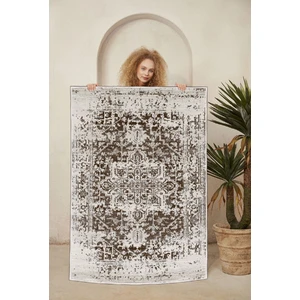 Dekoratif Özel Tasarım Şönil Dokuma Taban Yumuşak Dokulu Halı Renkli 80 x 150 cm