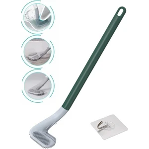 3b Trend Ergonomik Tasarımlı Silikon Banyo Tuvalet Klozet Temizleme Fırçası Askılı