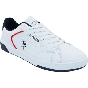 U.S. Polo Assn. Planck 1pr Siyah Erkek Sneaker Ayakkabı Beyaz