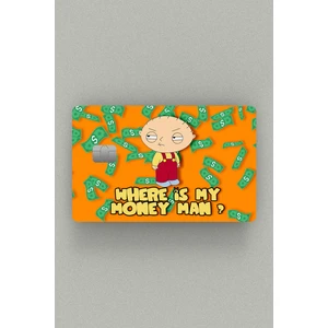Family Guy Stewie Kredi Kartı & Akbil Stickerı Kaplama (2 ADET)
