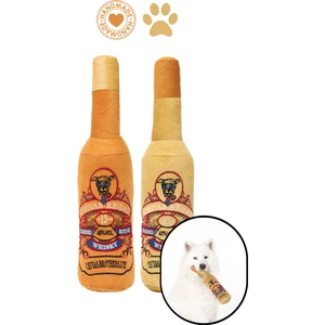 Proud Wave Peluş Şişe Köpek Oyuncağı Kemirme Oyuncağı Çekiştirmeli 2'li Set Hışırdayan Oyuncak