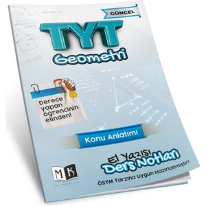 MK Yayıncılık TYT 2024 Geometri El Yazısı Ders Notları Kitabı
