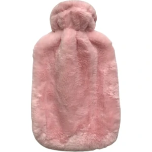 Sıcak Su Torbası Peluş Kılıflı Çıkarılabilir Yıkanabilir Peluş  Yumuşak Kılıflı Su Torbası 2 Litre