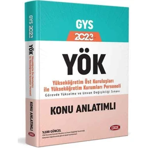 Data Yayınları YÖK Üst Kuruluşları ile YÖK Personeli GYS Hazırlık Kitabı
