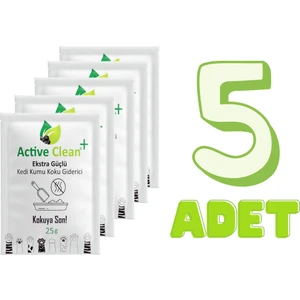 Active Clean Kedi Kumu Koku Giderici 25 G 5'li Set