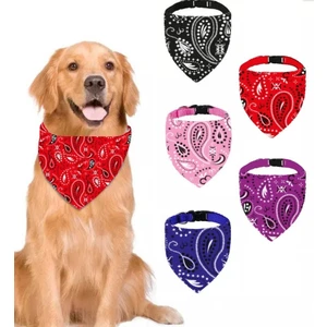 Evcil Hayvan KÖPEK Boyun Tasması Yakalık Önlük Fular KIRMIZI