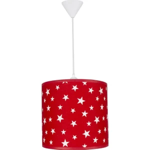 Ömür Avize Kırmızı Üzeri Beyaz Yıldız Cocuk Odası