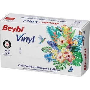Mdr Vinyl Eldiven Pudrasız Orta (M) - 100 Adet