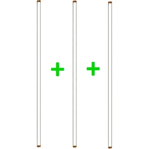 Cam Baget Çubuk Ø6mm x 200MM 3'lü Paket