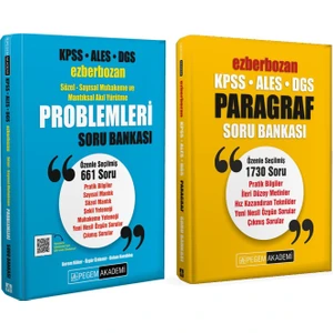 Pegem Akademi Yayıncılık Ezberbozan Paragraf ve Problemler Soru Bankası Seti 2 Kitap