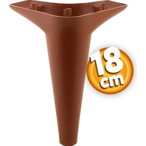 Aspen Lüks Mobilya Kanepe Koltuk Tv Ünitesi Baza Yükseltici Ayağı Ayakları 18 Cm Ayak