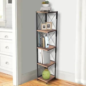 Rmd Shop Köşe Kitaplık ve Aksesuar Rafı Metal Ayaklı