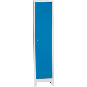 Ofis Tekli Soyunma Dolabı Gri-Mavi