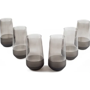 Matte 6'lı Bardak - FÜME/470 ml