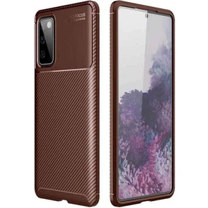 Smart Tech Samsung Galaxy S20 Karbon Desenli Negro Silikon Kılıf