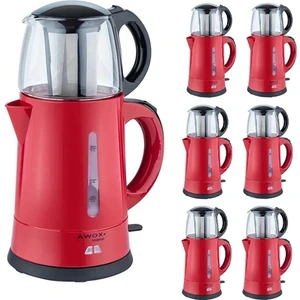 Teaplus Cam Demlikli Çay Makinesi 6'lı