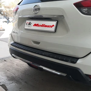 Nissan X-Trail Arka Tampon Eşiği Mat Siyah 2017-2021 Arası Uyumlu