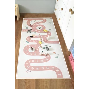 Decomia Home Dijital Kaymaz Yıkanabilir Yollu Harfli Sayılı Çocuk Oyun Halısı Çocuk Oyun Matı Çocuk Halısı