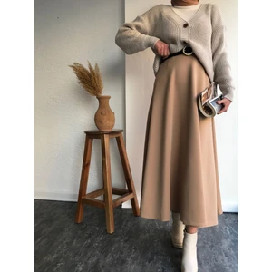 Cng Moda Tesettür Scuba Kloş Etek