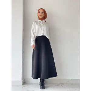 Cng Moda Tesettür Scuba Kloş Etek