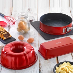 Ariana 3 Parça Kek Kalıbı Seti Kırmızı