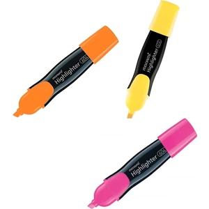 Fosforlu Kalem 3'lü Set Sarı Turuncu Pembe