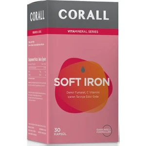 Soft Iron 30 Kapsül  (Demir Fumarat ve C Vitamini)