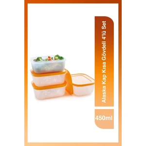 Alaska Kap Kısa Gövdeli 4'lü Set 450 ml