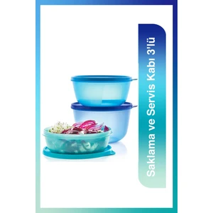 Saklama ve Servis Kabı 3'lü Set